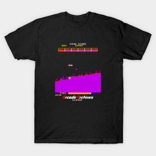 Mod.8 Arcade Scramble Space Invader Video Game T-Shirt